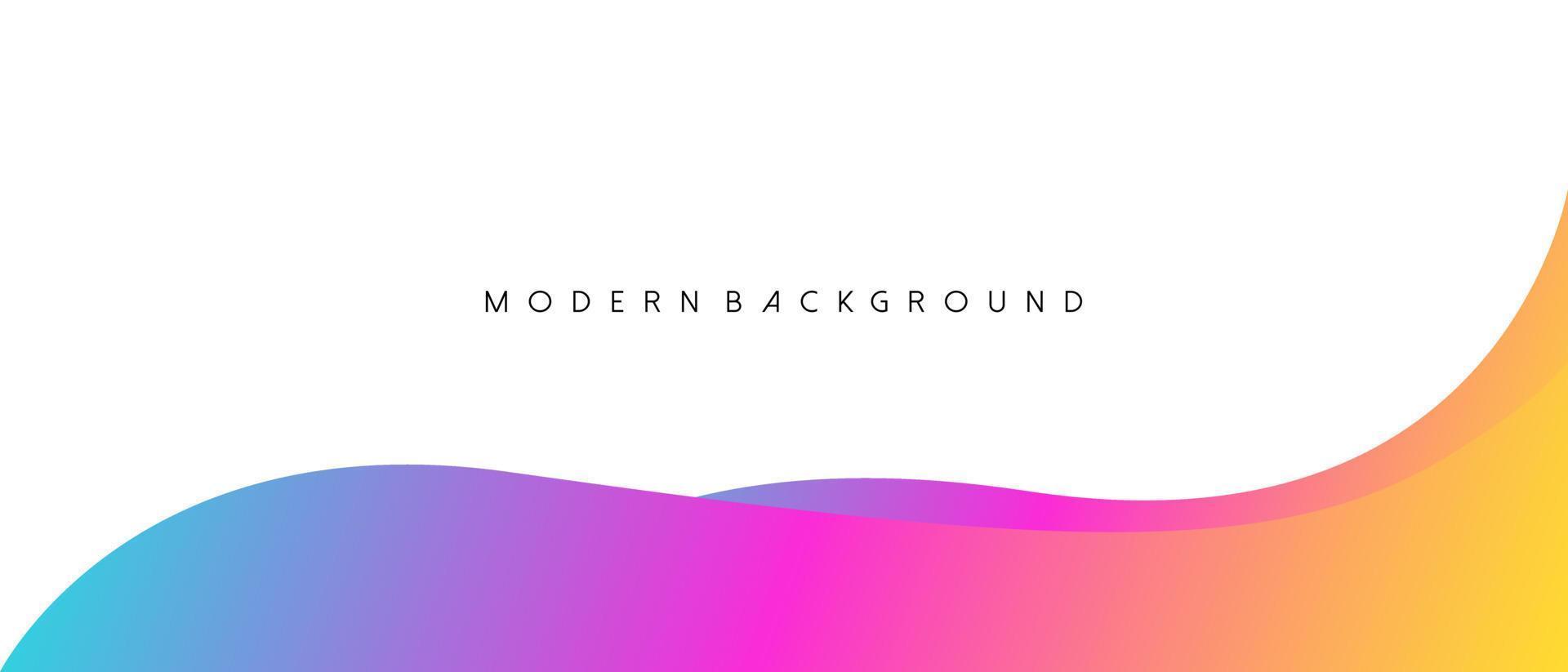 Background with abstract colorful waves vector