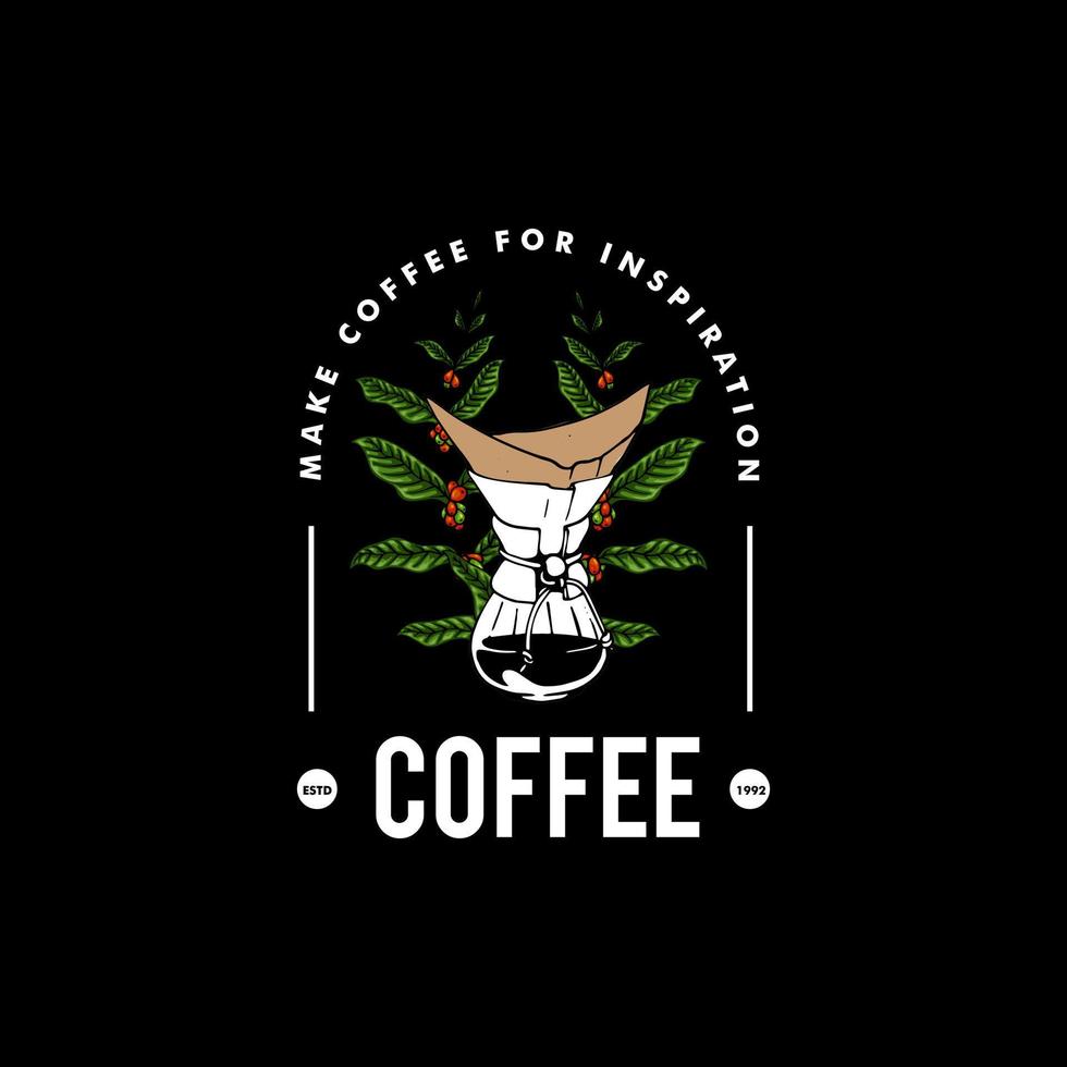 coffee logo design vector