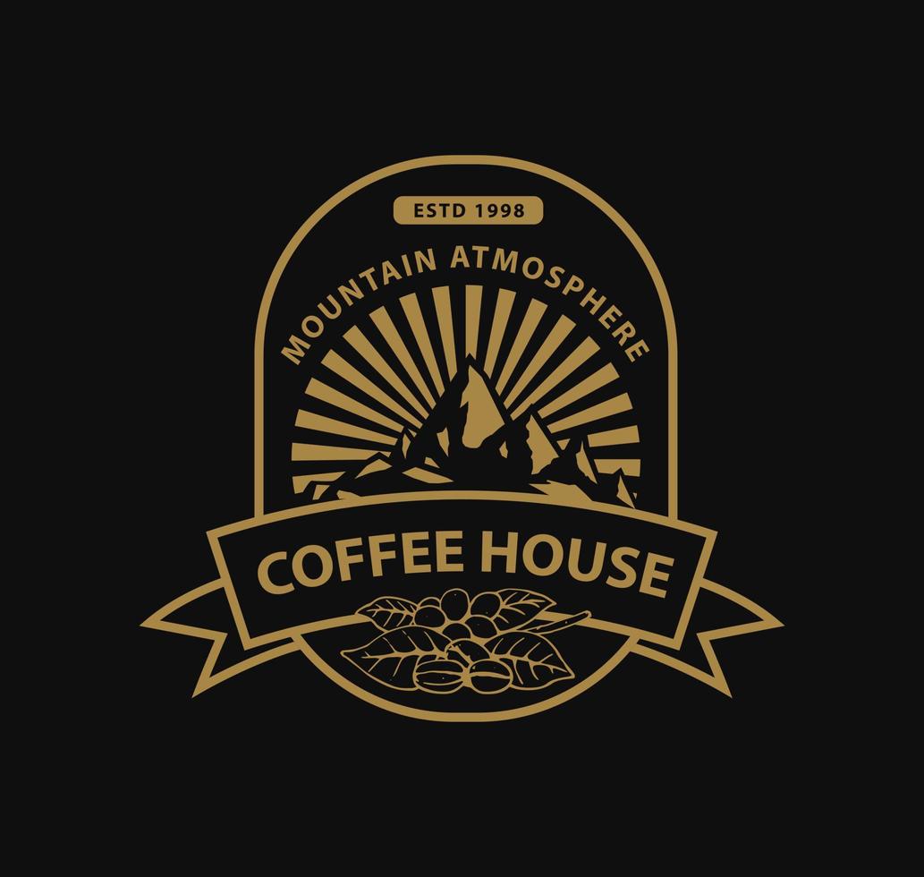 coffee logo design vector