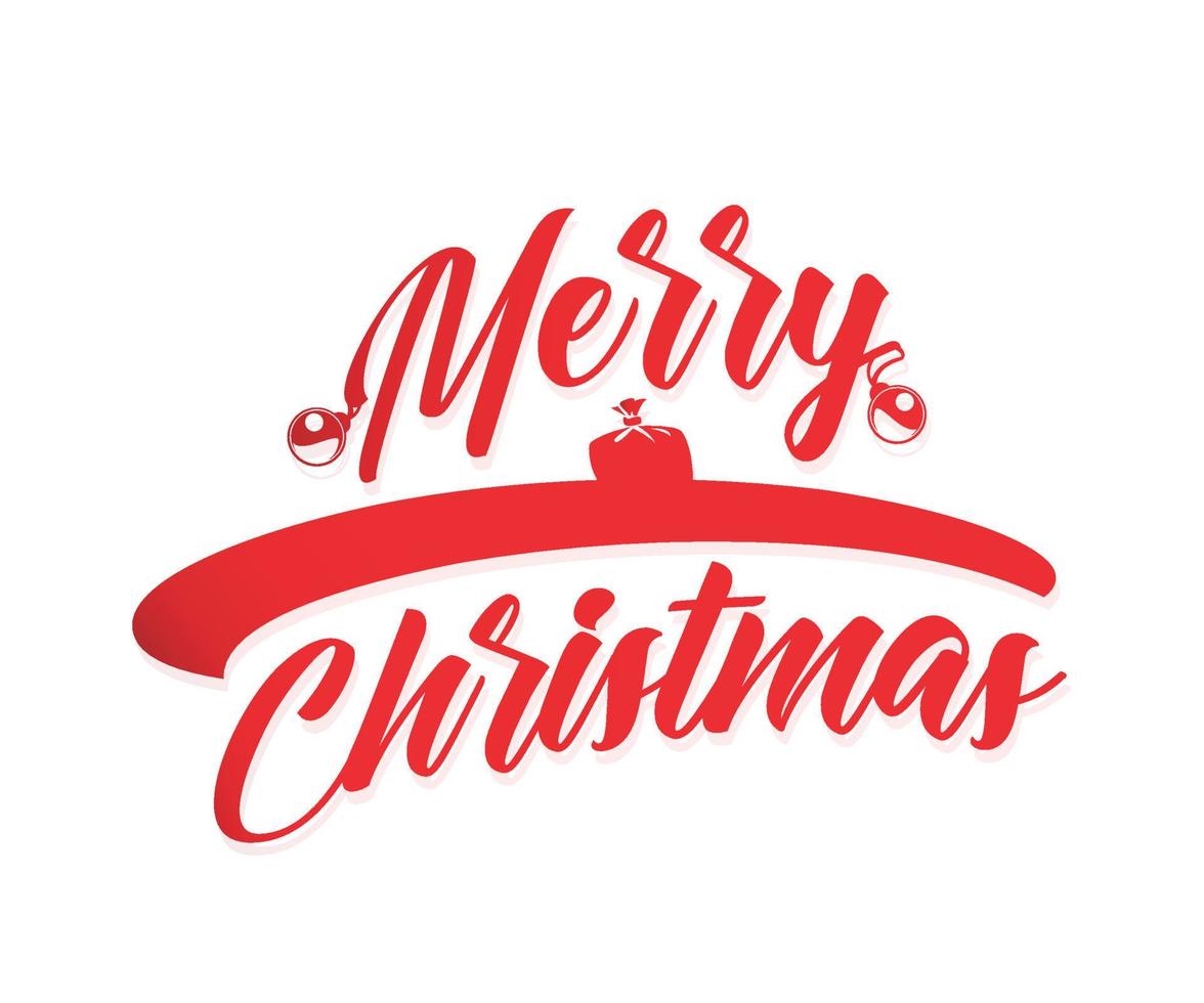 Be Merry lettering Christmas and New Year holiday calligraphy phrase on red  background. Fun brush ink typography for photo overlays t-shirt print flyer  poster design 412768 Vector Art at Vecteezy