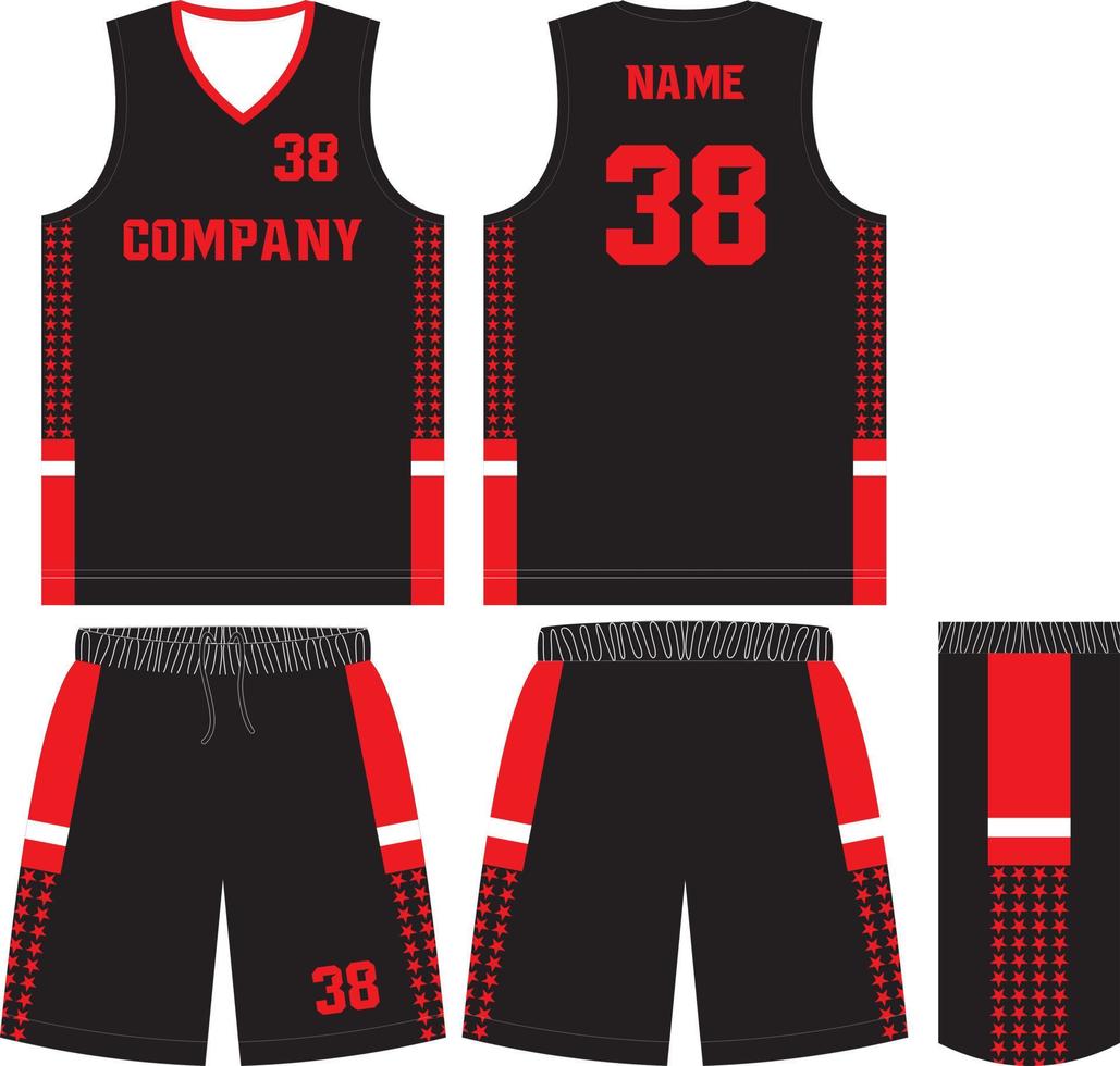 Custom Basketball Uniforms and Jerseys for your Team 13154032 Vector ...