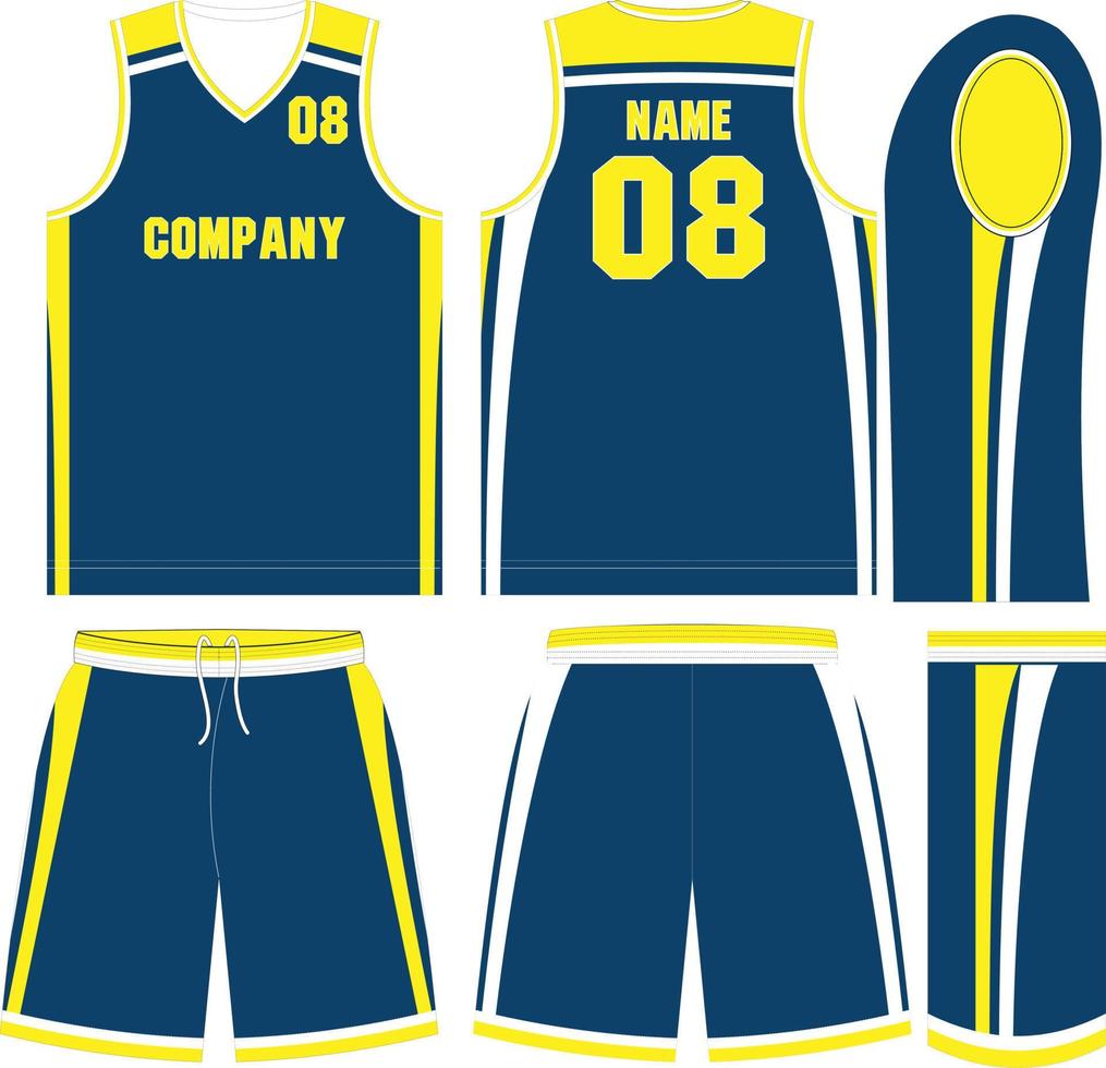 Custom Basketball Uniforms and Jerseys for your Team 13154129 Vector