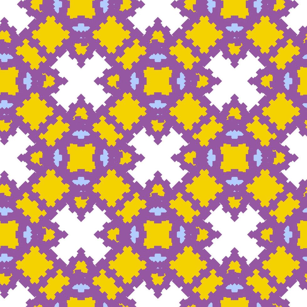patrón geométrico abstracto sin fisuras con formas coloridas. ilustración vectorial vector