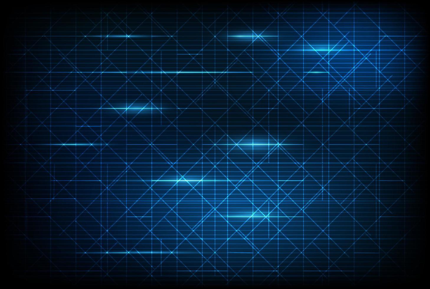 abstract  network science connection technology line dot  on hi tech future  background vector