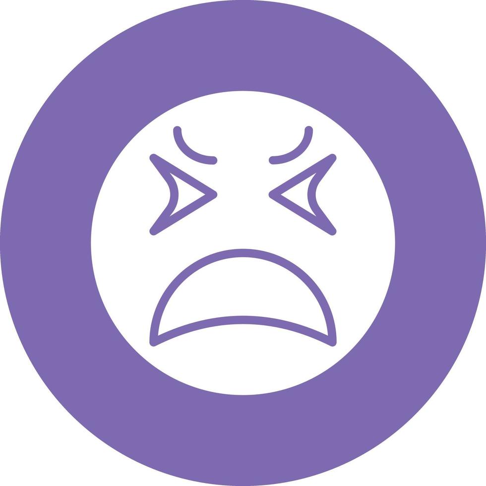 Upset Icon Style vector