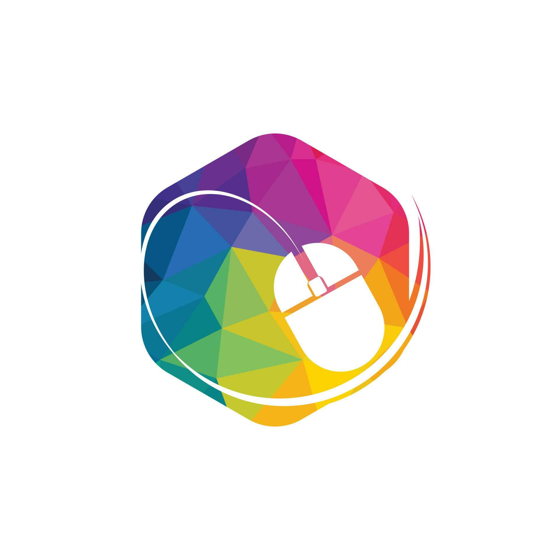 Computer mouse logo design. Fast Cursor logo designs concept. 13156193