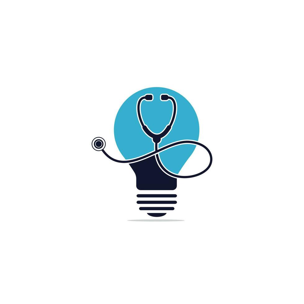 Medical lamp vector logo template. suitable for hospital, education, business..