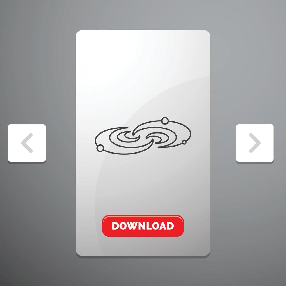 Galaxy. astronomy. planets. system. universe Line Icon vector