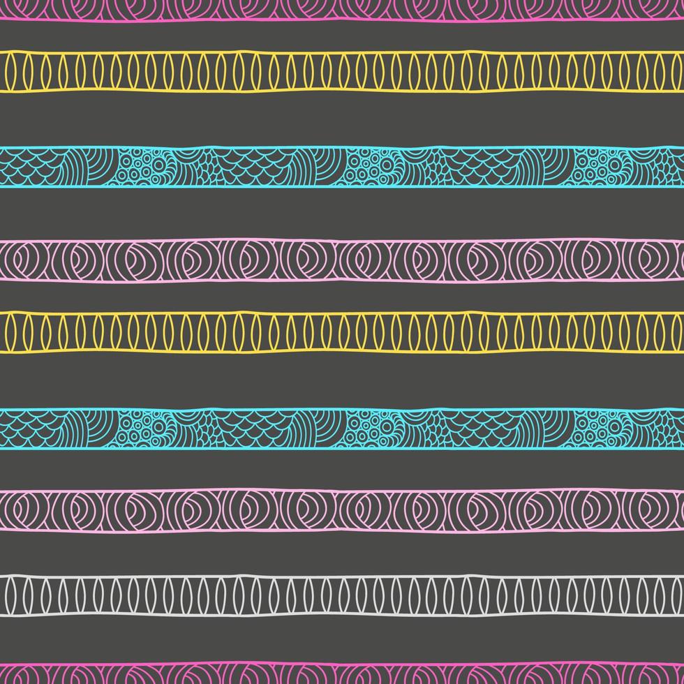 Abstract pattern with brush lines. vector