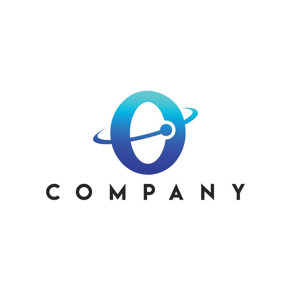Zero Gravity Orbit Logo, o letter logo, q letter logo vector