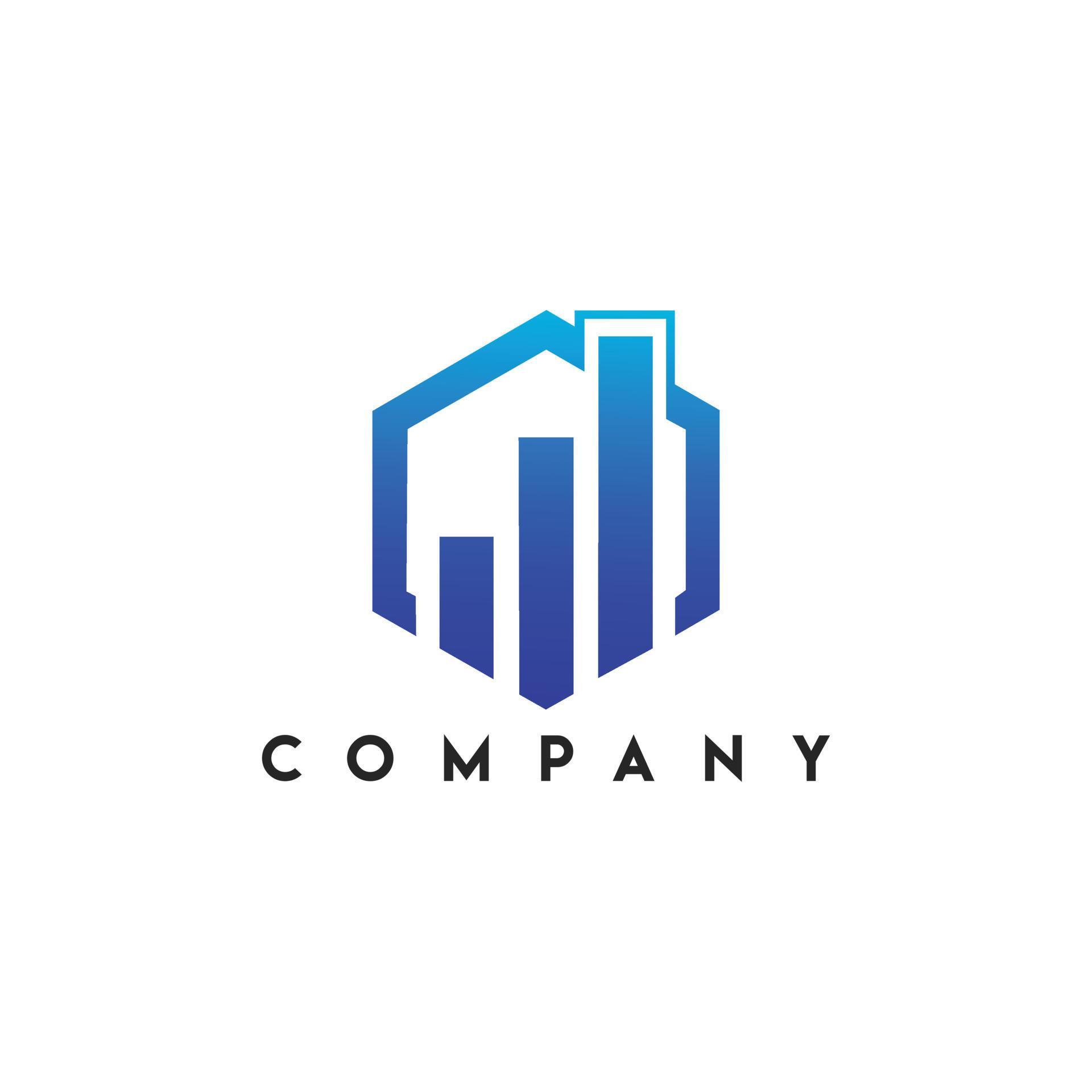 Graph Logo, Building logo 13158162 Vector Art at Vecteezy