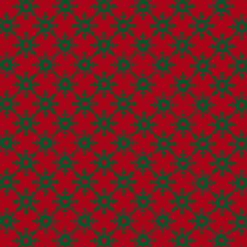 Christmas snowflake background in red vector