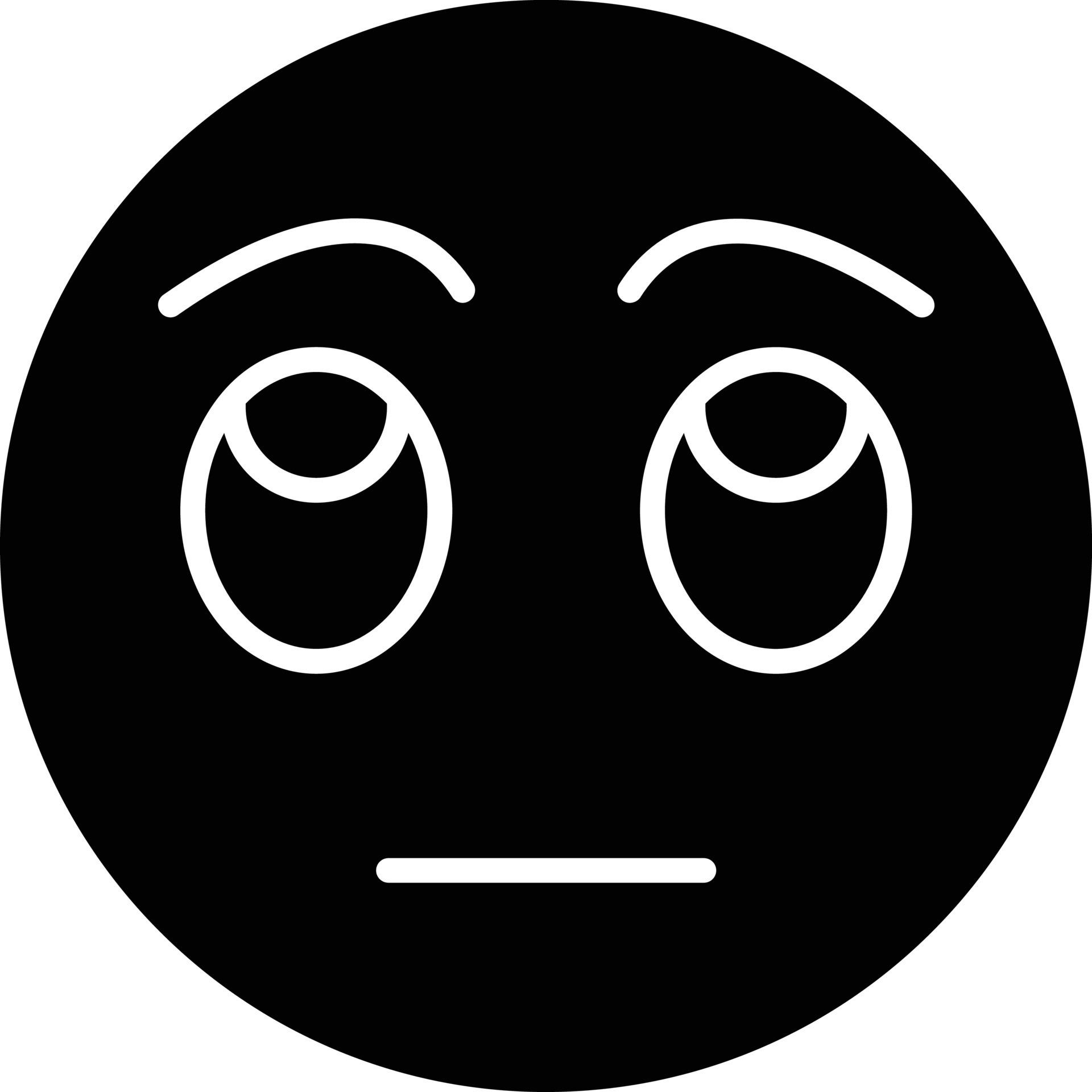 Rolling Eyes Glyph Icon 13159049 Vector Art at Vecteezy