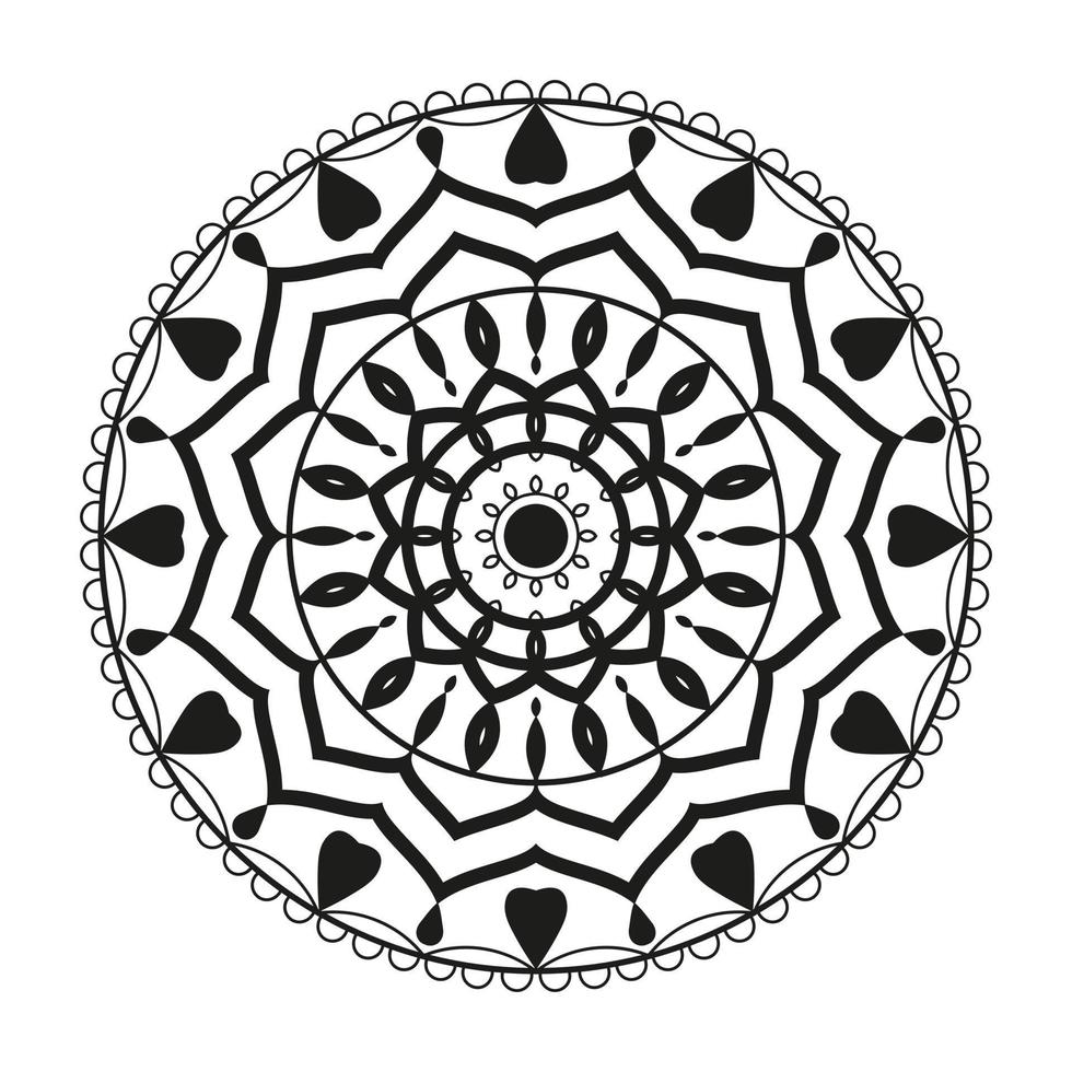 Decorative mandala design vector