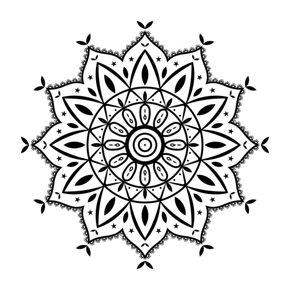 Decorative mandala design vector