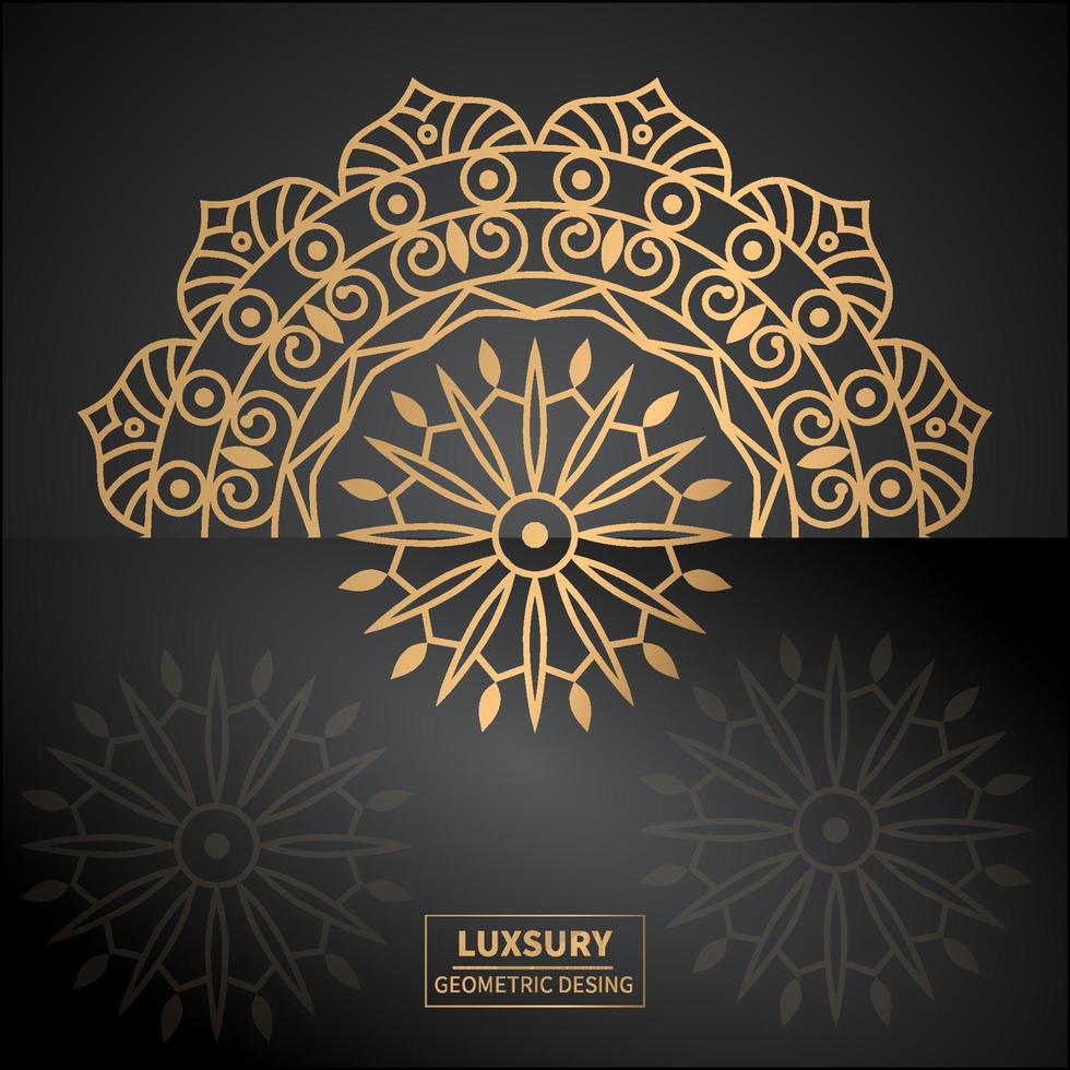 mandala luxury background vector