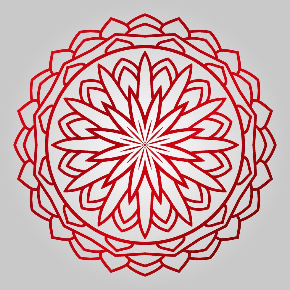 diseños de mandala decorativos para colorear libro vector