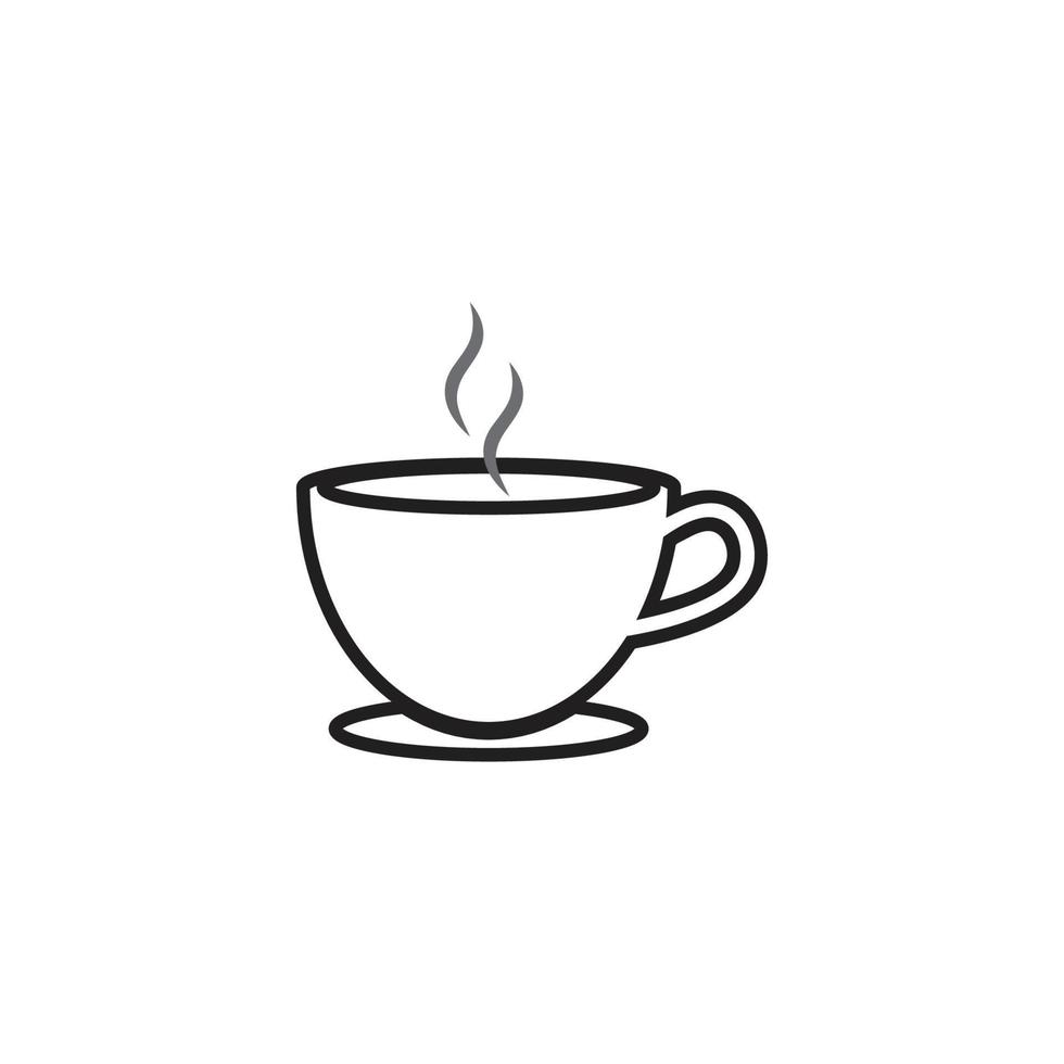 logo de granos de cafe vector