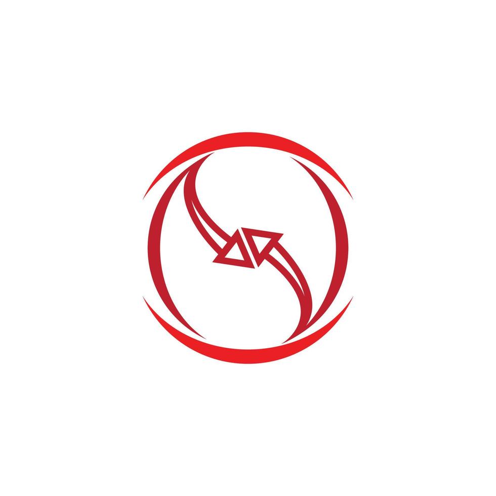 Arrow ilustration logo vector