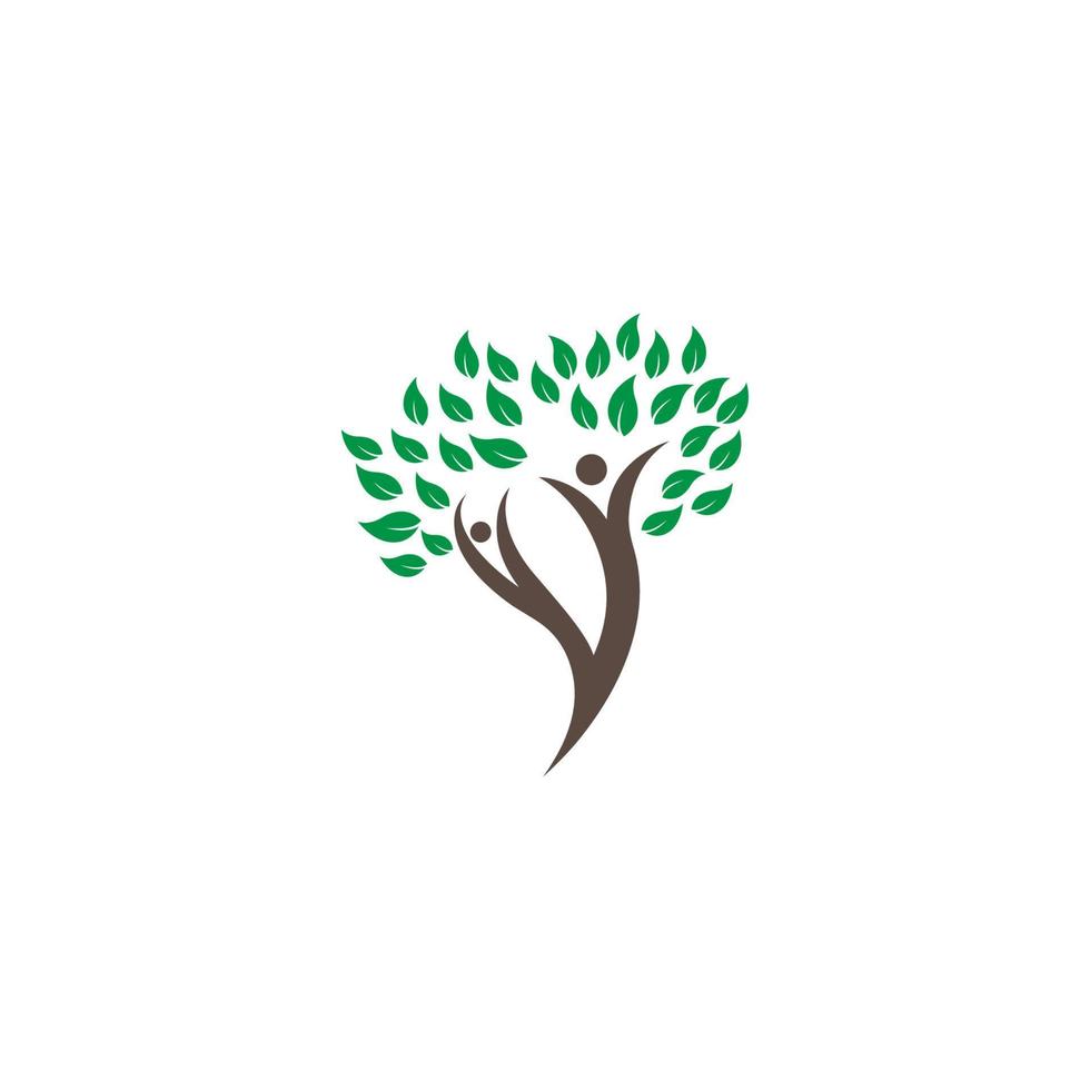 people tree logo vector