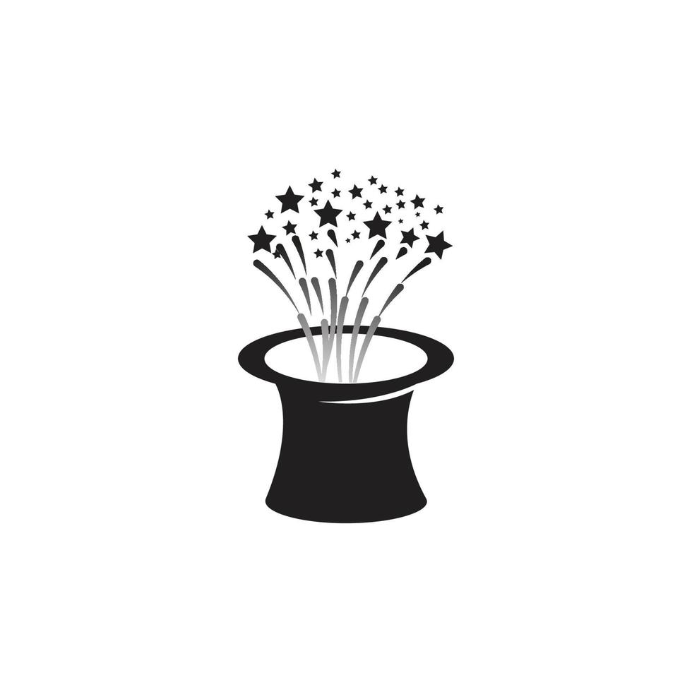 logotipo de palo mágico vector