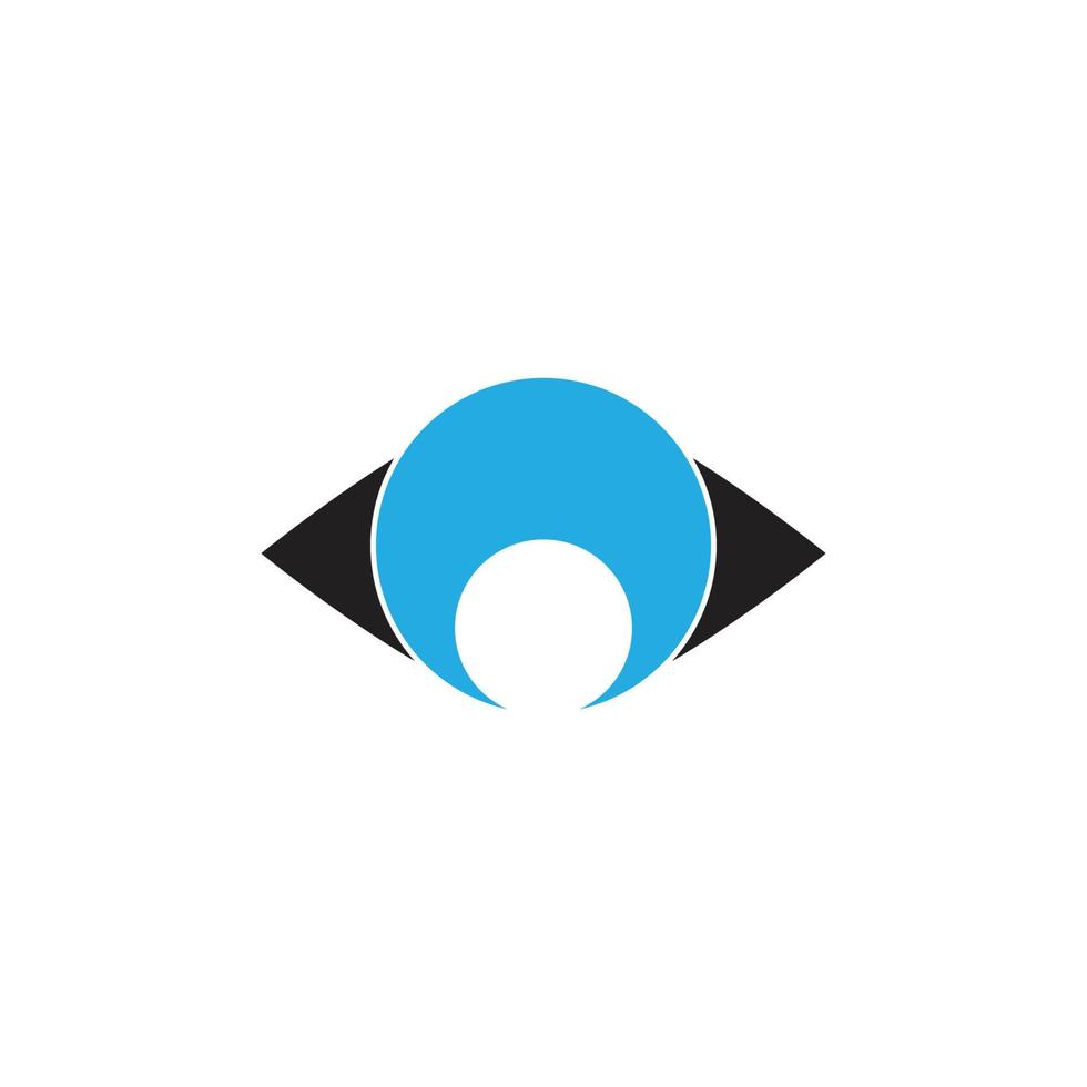 Eye illustration logo vector