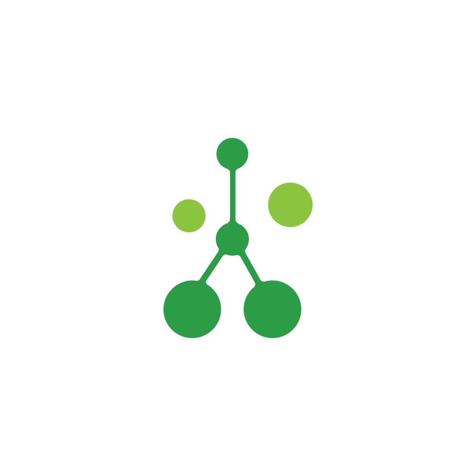 Molecule icon vector