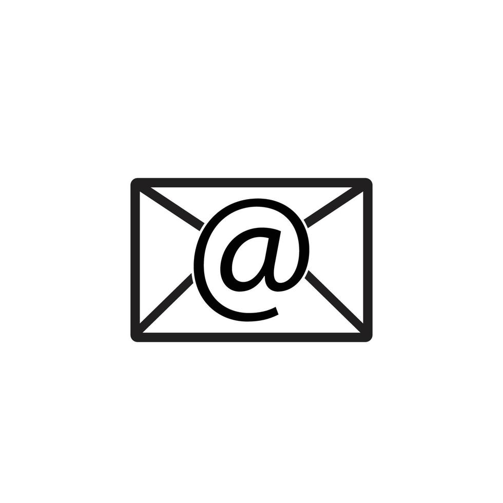 mail logo icon vector