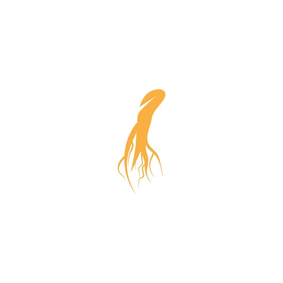 vector logo de ginseng