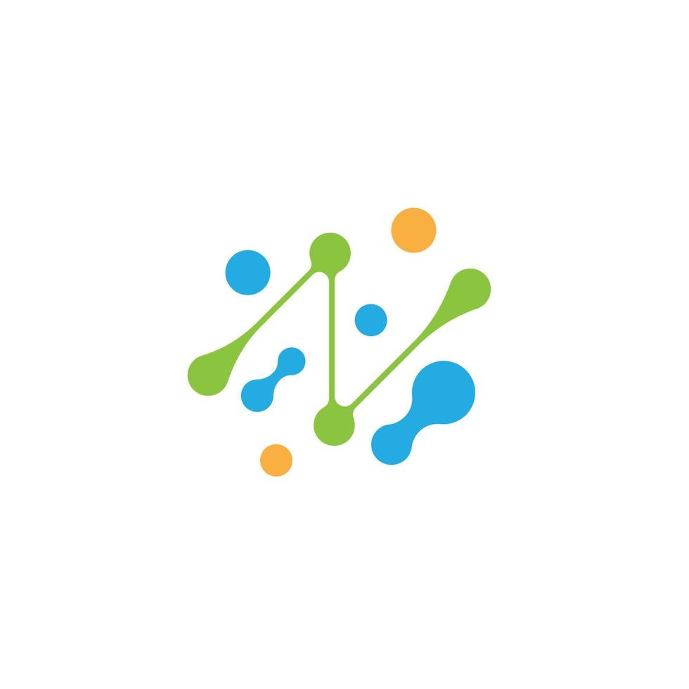 Molecule icon vector