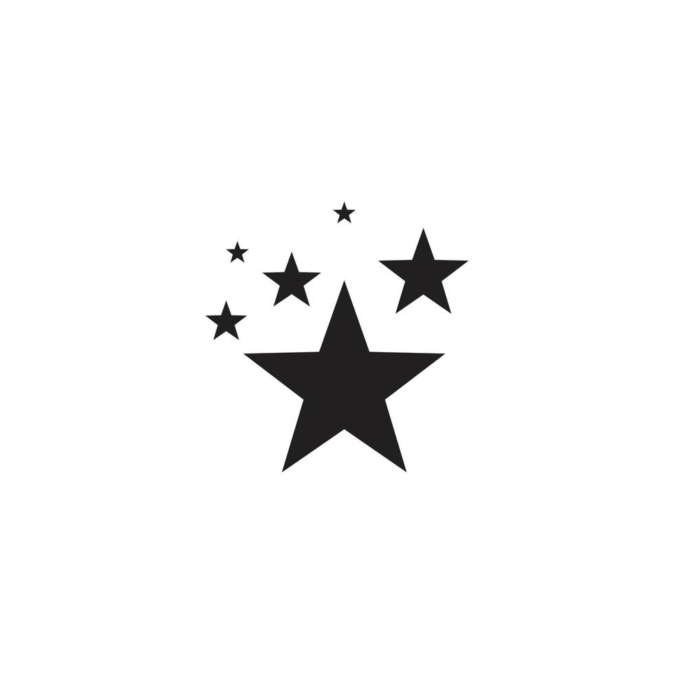 icono de estrella brillante vector