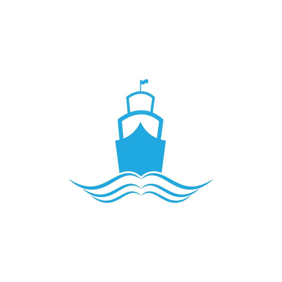 cruise ship logo vector