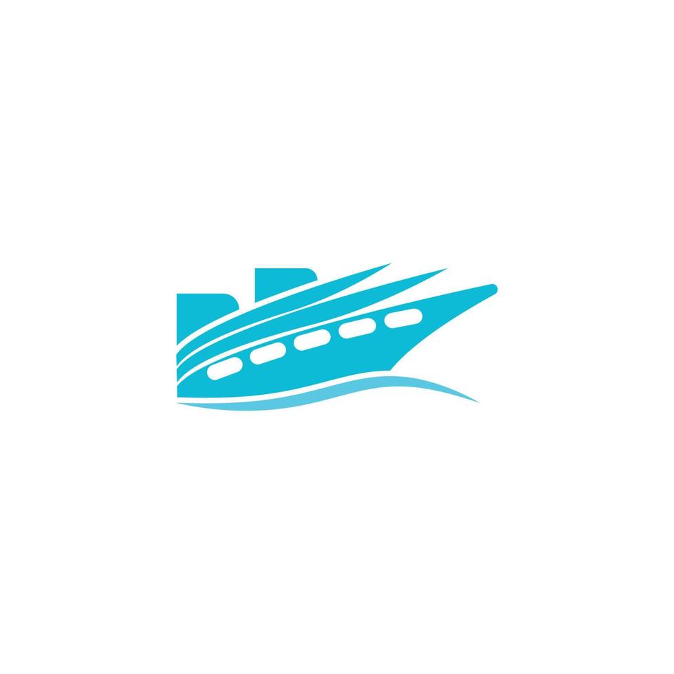 cruise ship logo vector