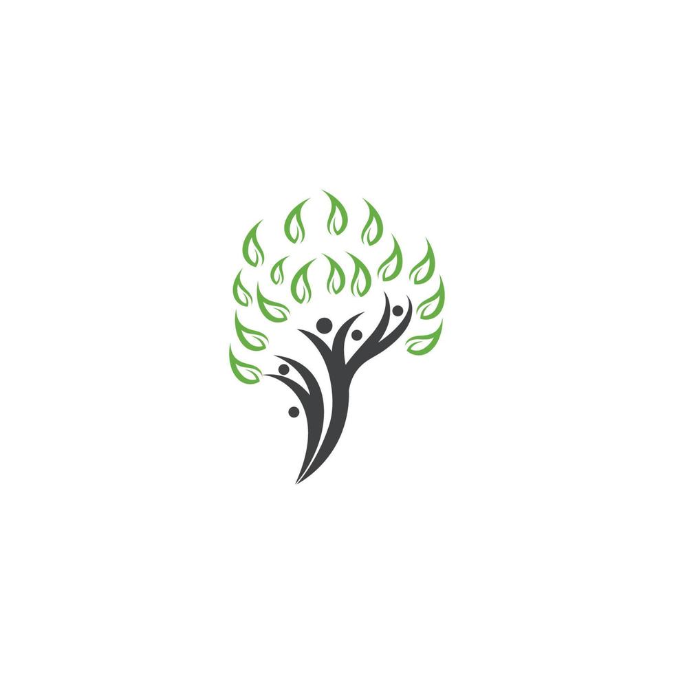 people tree logo vector
