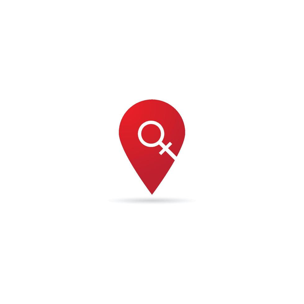 Location point Logo vector