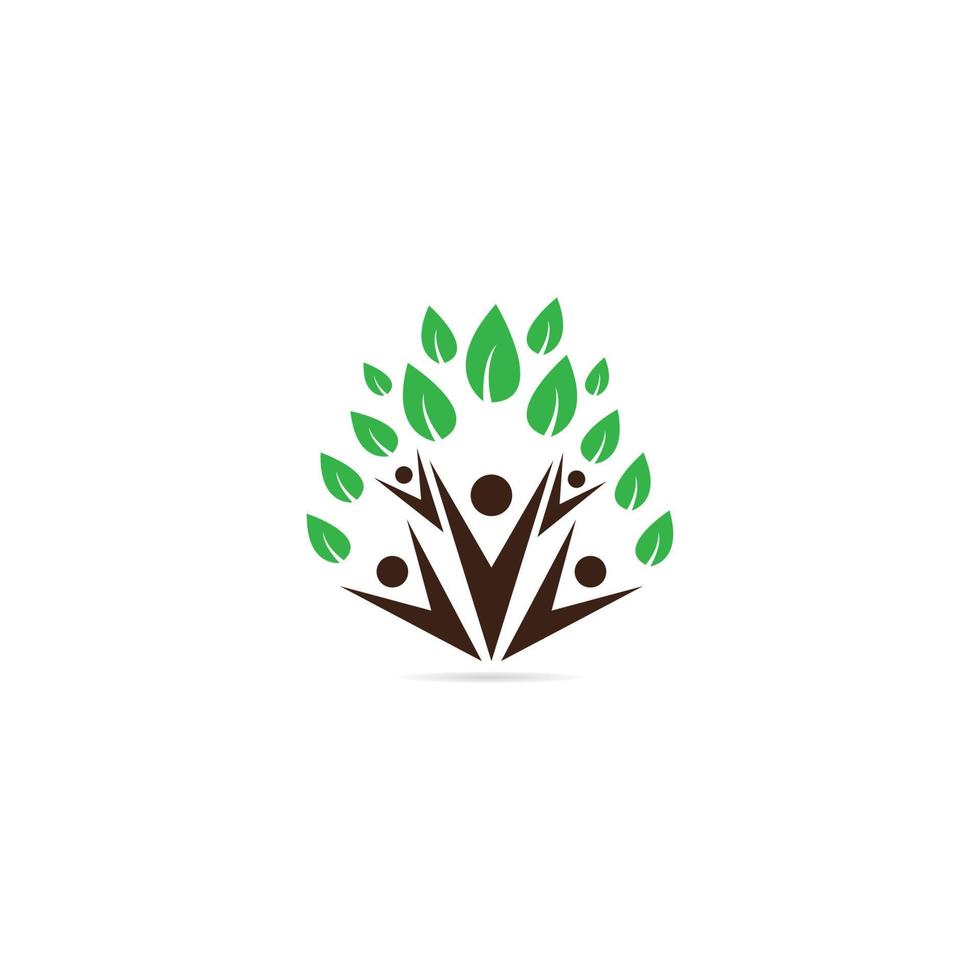 people tree logo vector
