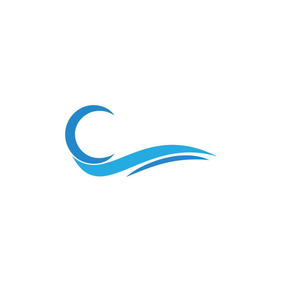Water Wave symbol vector