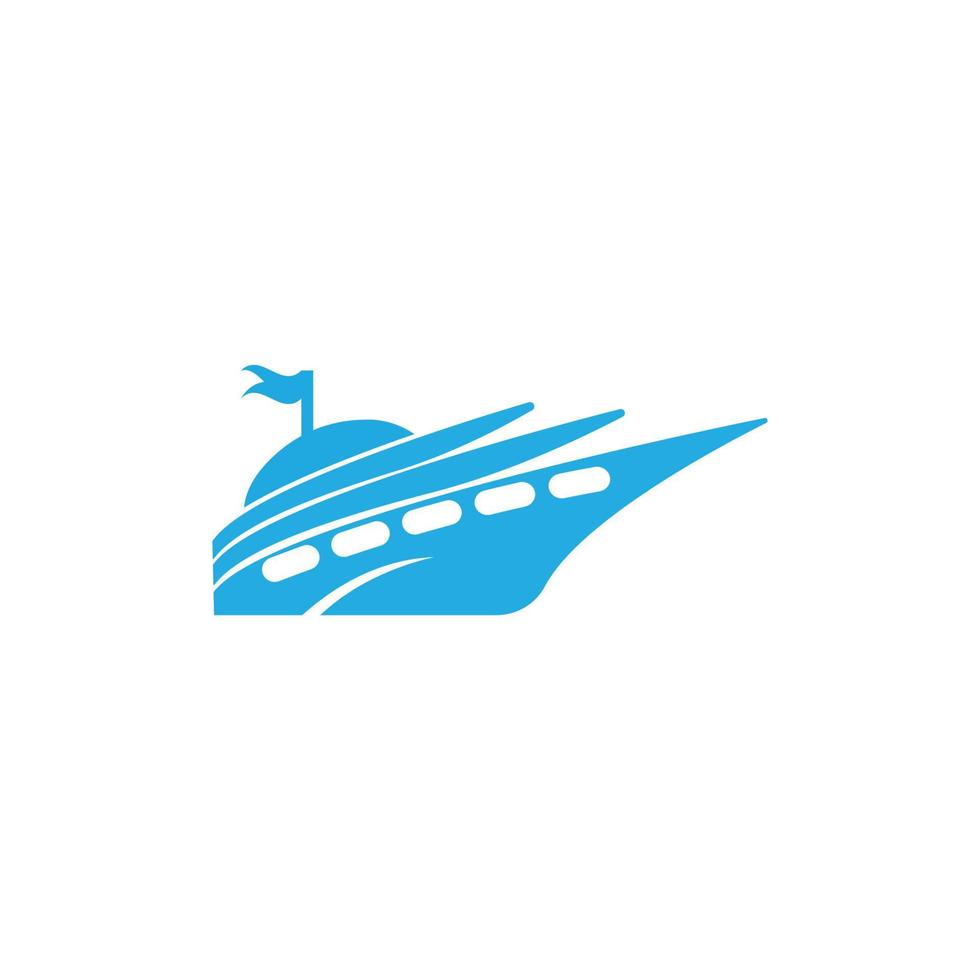 cruise ship logo vector