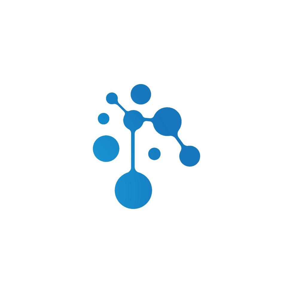 Molecule icon vector