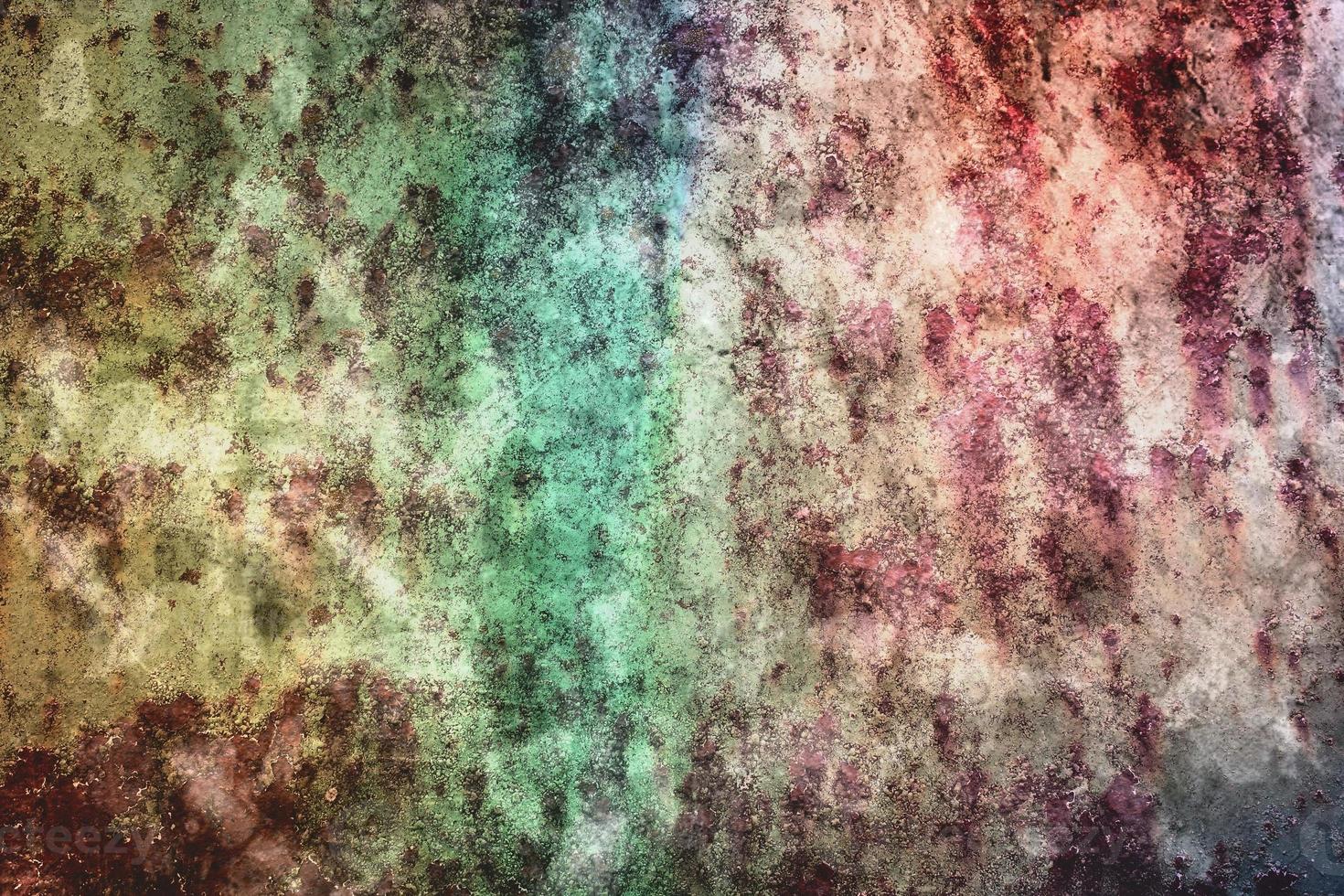 Vintage background, copy space. Stone and metal texture photo