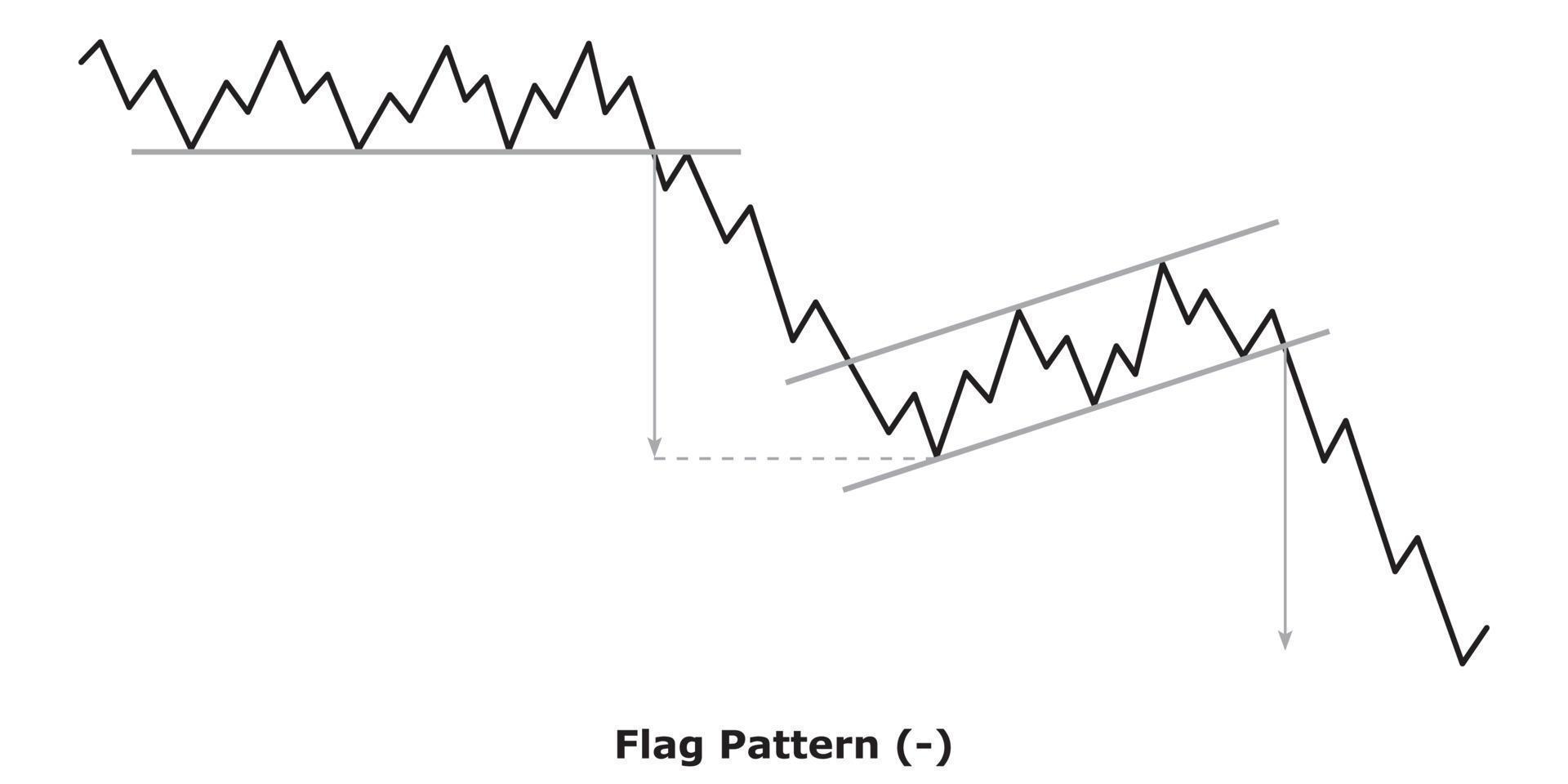 Flag Pattern - White and Black vector