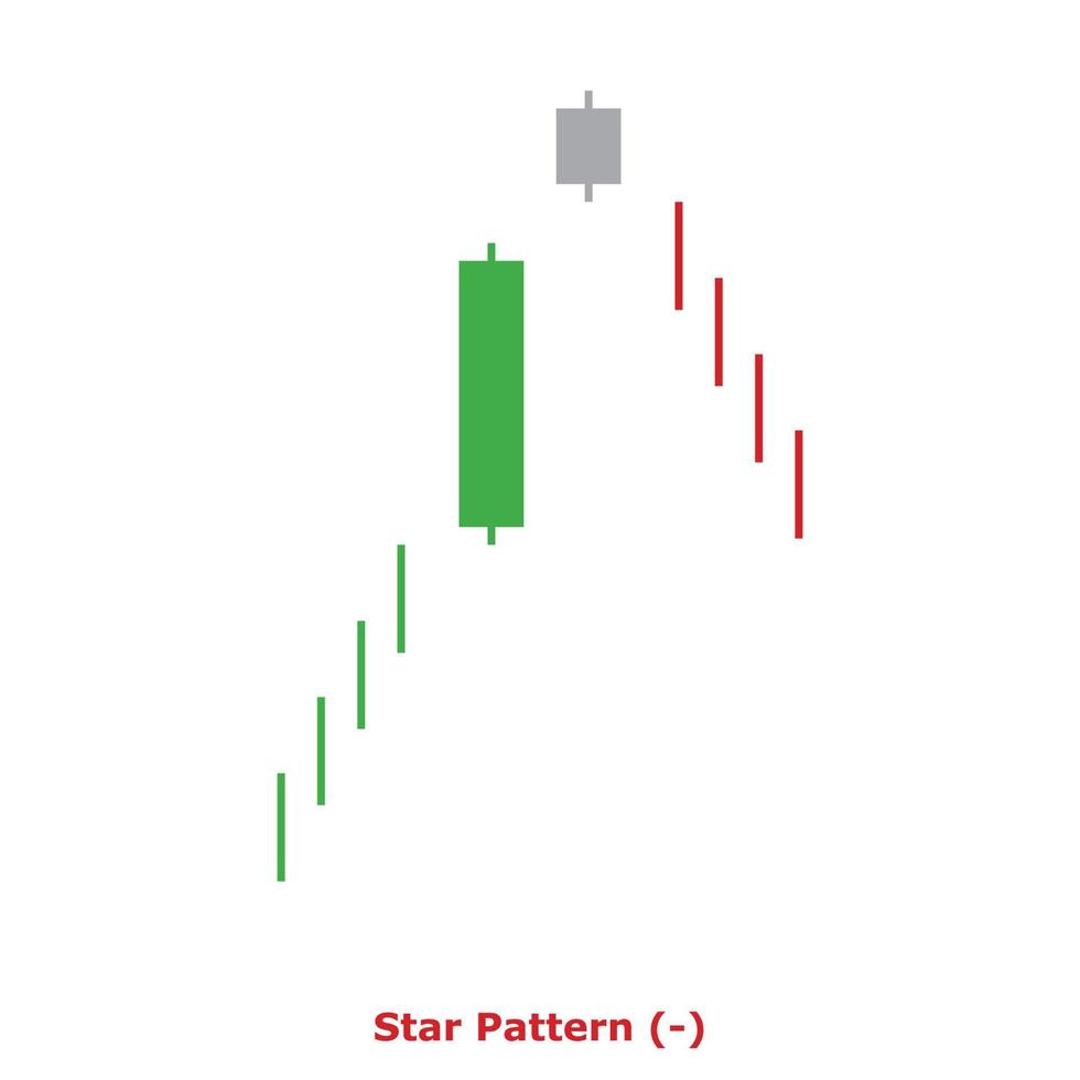 Star Pattern - Green and Red - Square vector