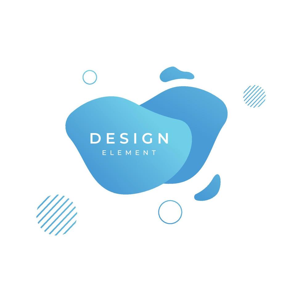 plantilla de logotipo de diseño creativo elemento de salpicadura de fluido geométrico colorido moderno abstracto. logos para empresas, pancartas, etiquetas, afiches y pancartas. vector
