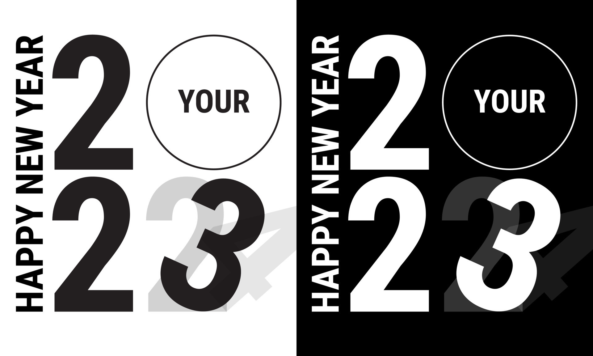 Vector Illustration Of 2023 Calendar Year Black And White Calendar vector-illustration-of-2023-calendar-year-black-and-white-calendar