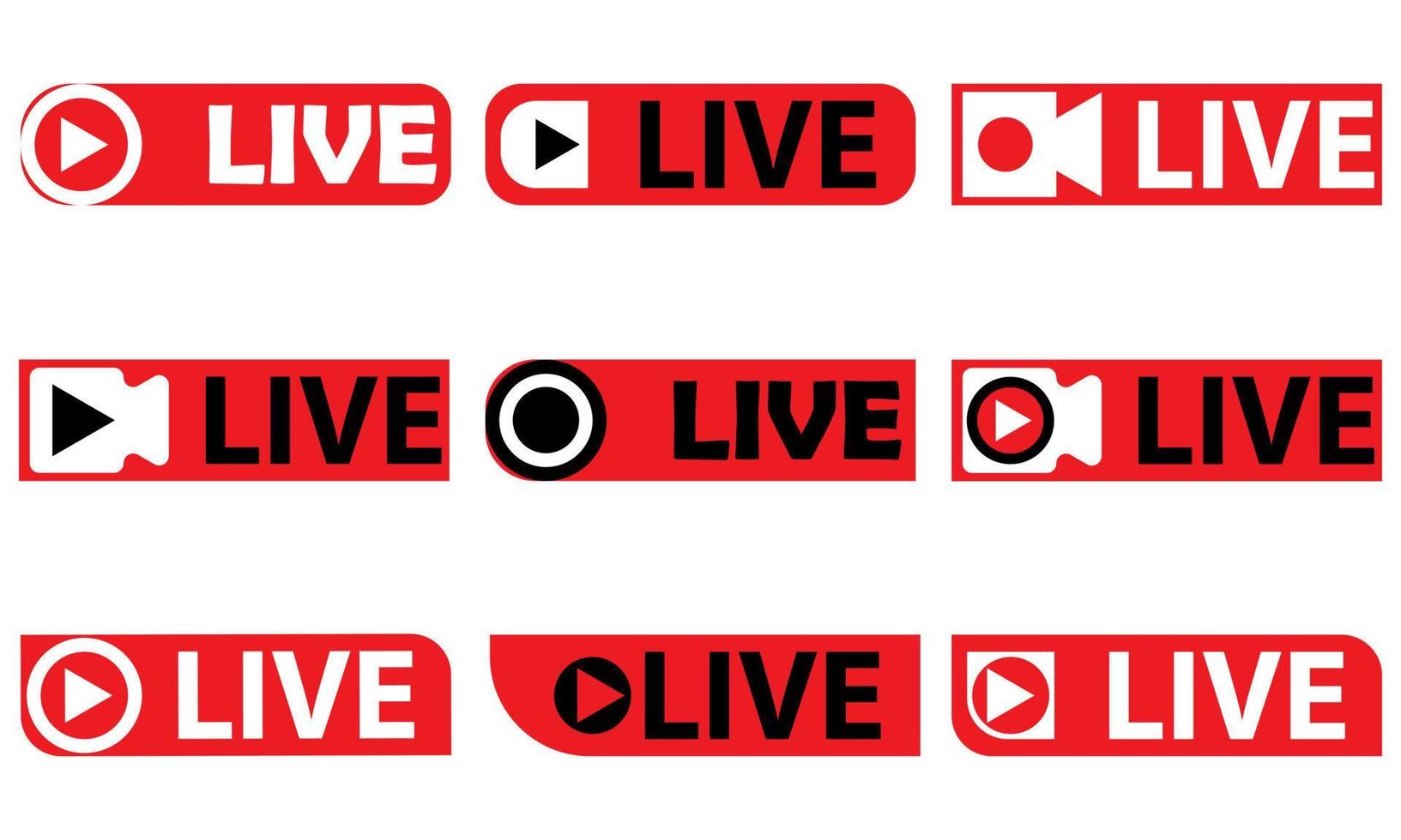 live board writing icon set option vector