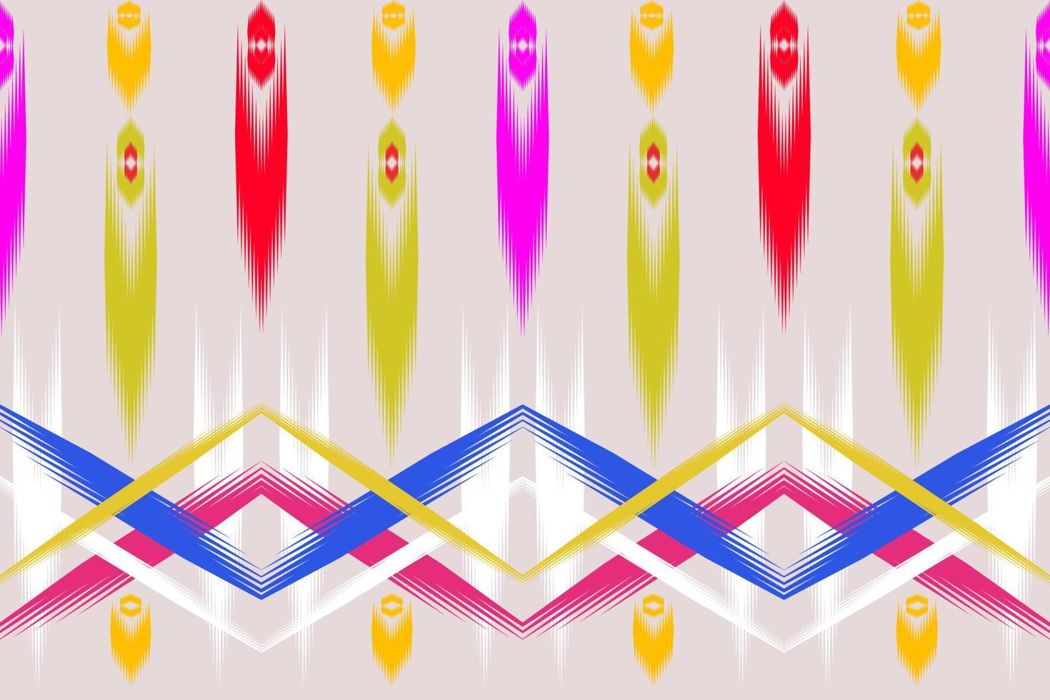 Traditional ethnic geometric fabric seamless pattern 13164942 Vector ...