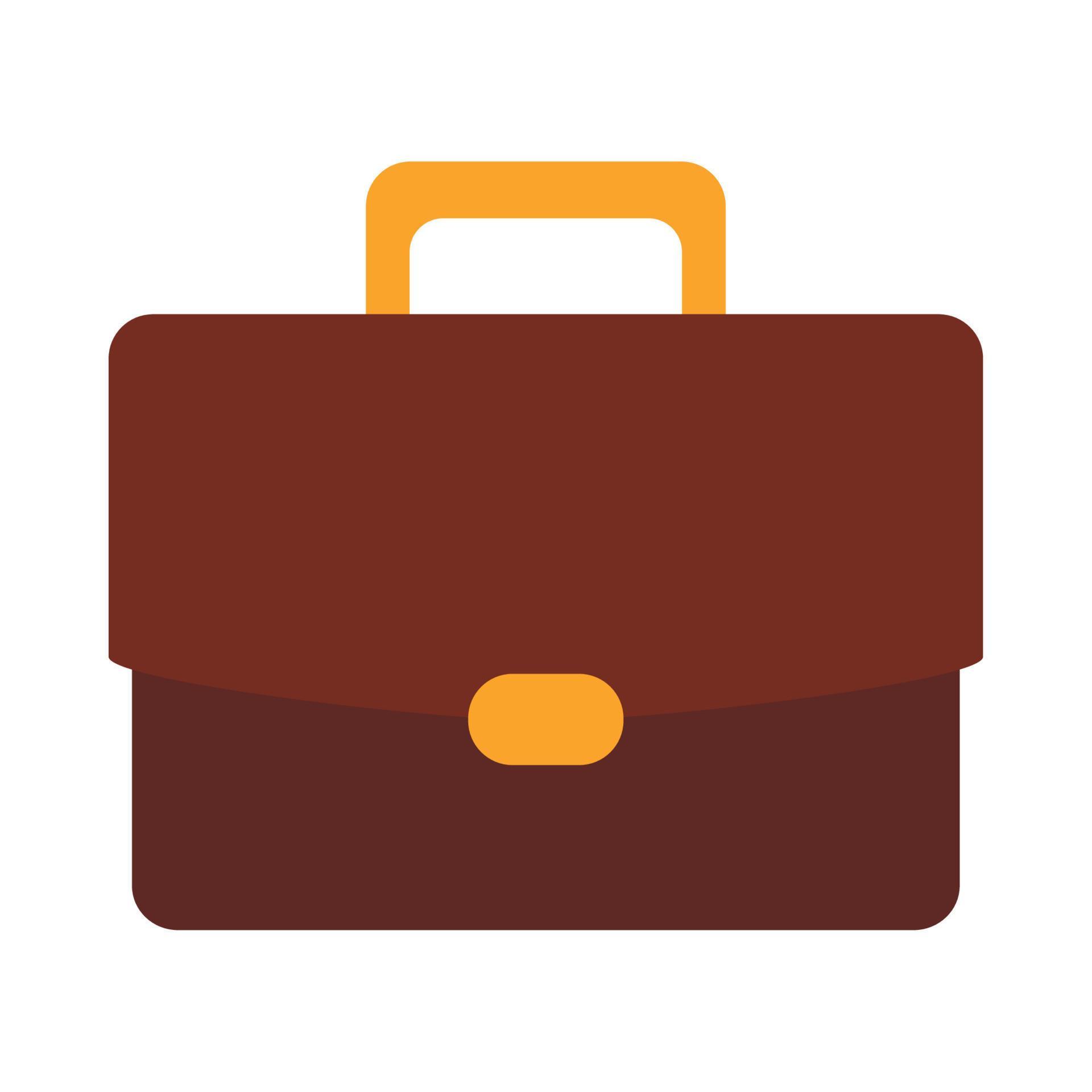 business briefcase work flat style icon 13165138 Vector Art at Vecteezy