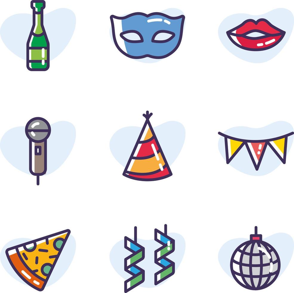 New year chill celebration festive vector