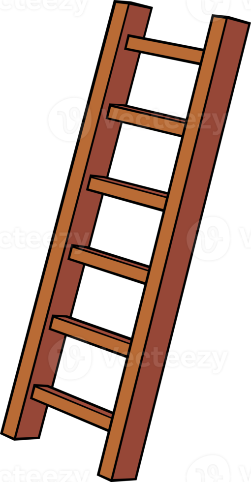 Wooden Ladder Color png