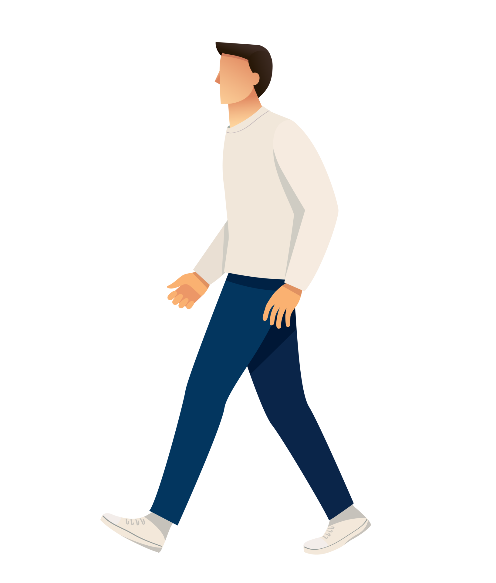 character man walk 13165893 PNG